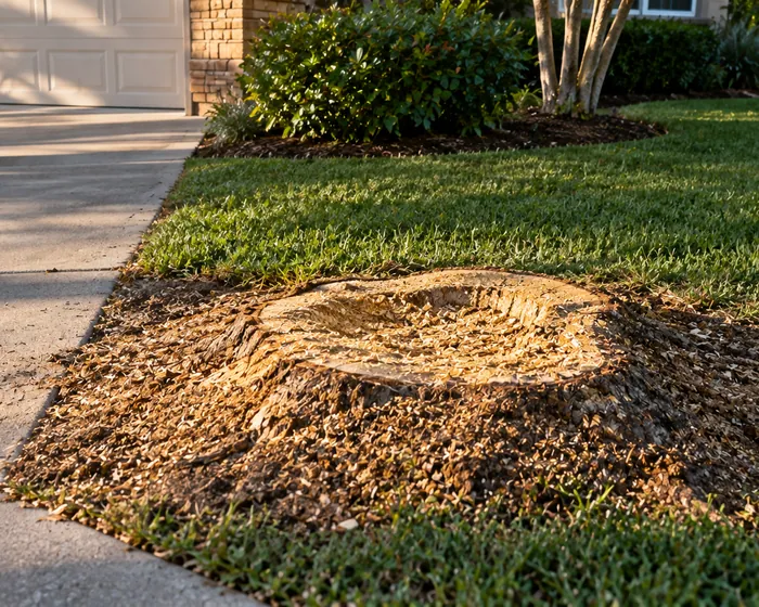 Stump Grinding by A Squirrel Tree Service LLC